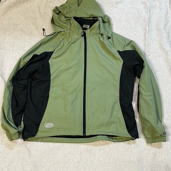 Sporthill Full Zip Shell green/grey Wind Jacket Lined - Picture 1 of 10